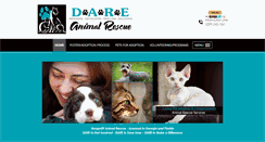 Desktop Screenshot of dareanimalrescue.com